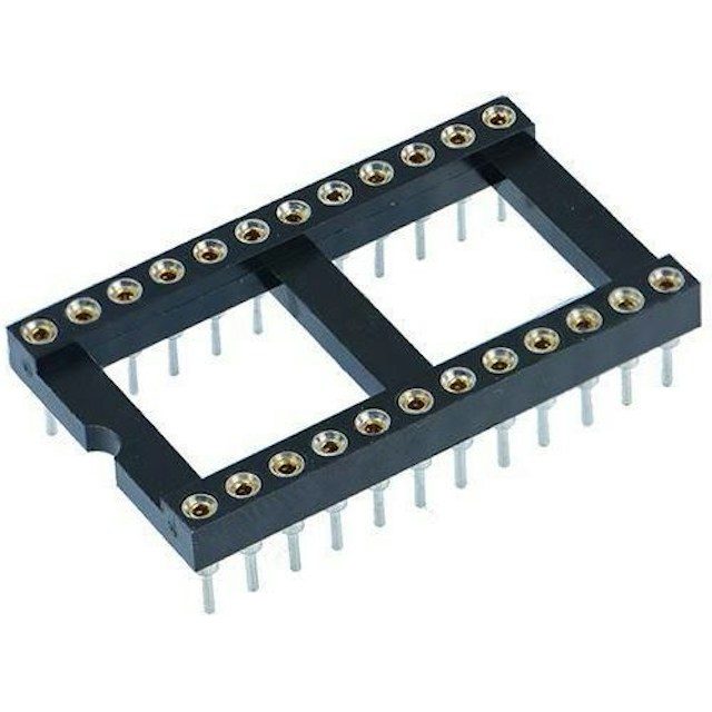 IC Socket - 24 pins .600 inch machine