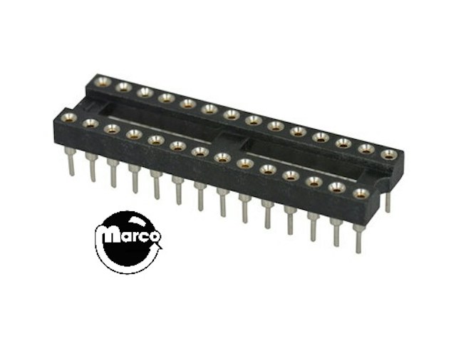 IC Socket - 28 pins 0.300" wide 077-5208-00