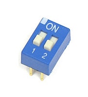 Switch - 2 bank DIP 4 pins