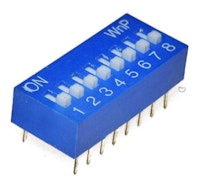 Switch - 8 bank DIP 16 pins