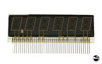 Display glass 6 Digit numeric E-680