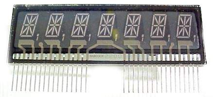DIS7A - Display glass 7 digit Alpha/Numeric - Marco Specialties