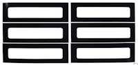 Display Masking - set of six (6)
