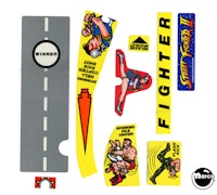 STREET FIGHTER II (Gottlieb) Decal set
