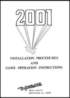 2001 (Gottlieb) Manual & Schematic