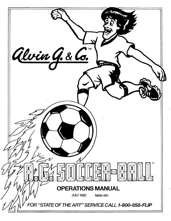 AG SOCCER BALL (Alvin G) Manual