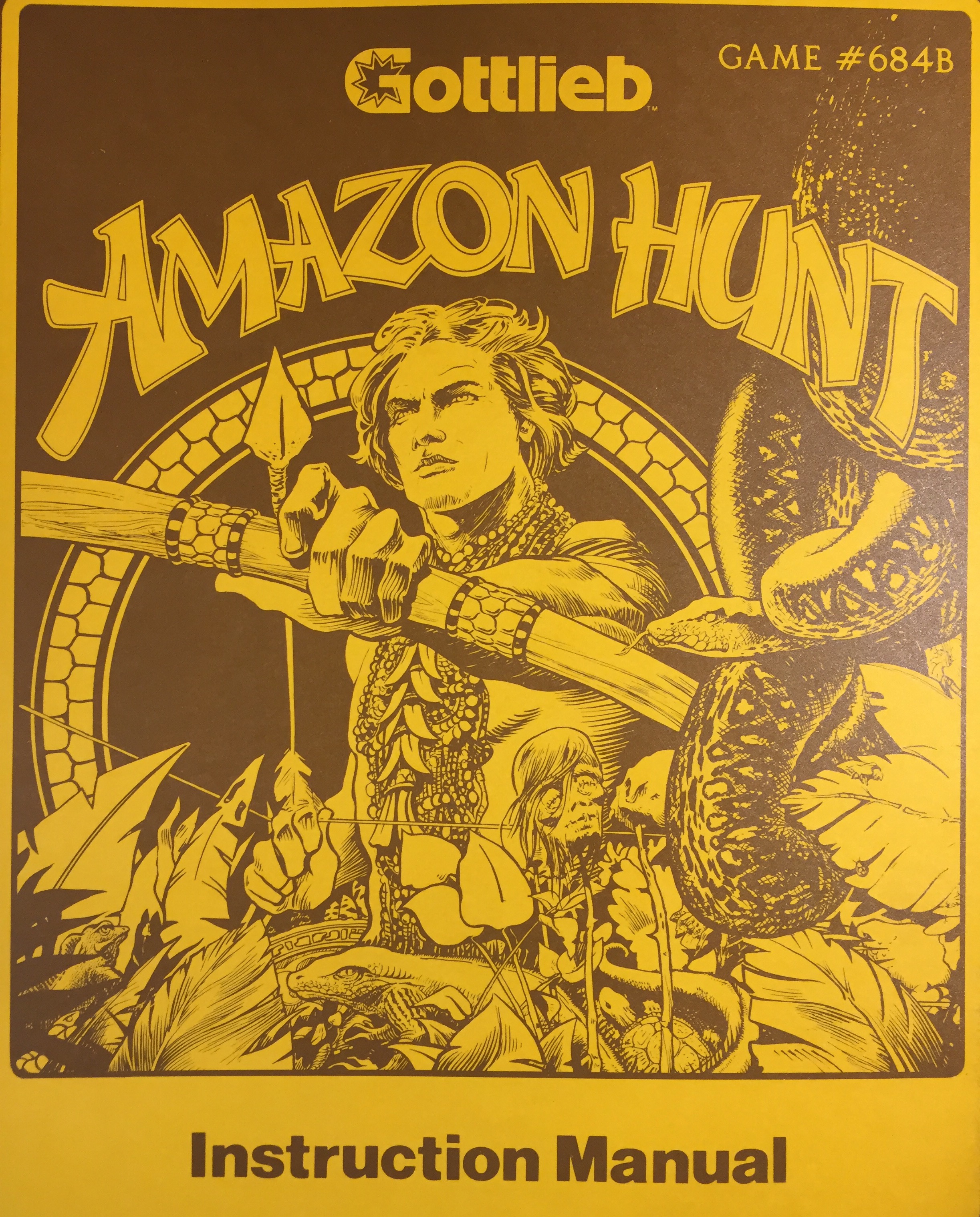 AMAZON HUNT (Gottlieb 1983) Manual