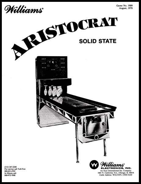 ARISTOCRAT Shuffle (United) Manual & Schematic