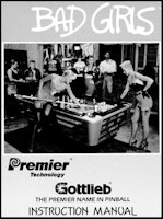 BAD GIRLS (Gottlieb) Manual