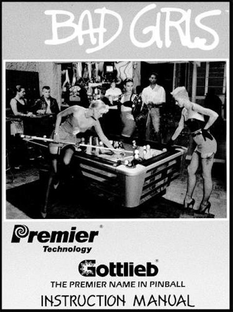 BAD GIRLS (Gottlieb) Manual