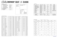 BEAT THE CLOCK (Bally) Backbox Tech Chart