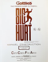 BIG HURT (Gottlieb) Manual FRENCH