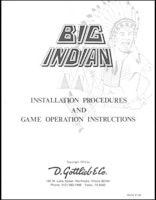 BIG INDIAN (Gottlieb) Manual & Schematic