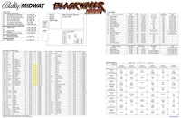 BLACKWATER 100 (Bally) Backbox Tech Chart