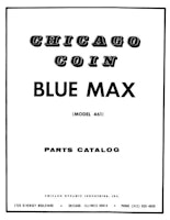 BLUE MAX (Chicago Coin) Manual & Schem