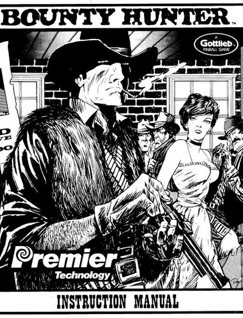 BOUNTY HUNTER (Gottlieb) Manual Re-print