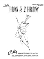 BOW AND ARROW (Bally) Manual & Schem.