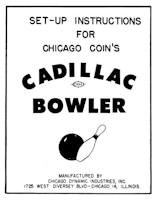 CADILLAC BOWLER (Chicago Coin) Manual & Schematic