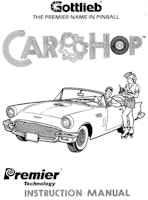 CAR HOP (Gottlieb) Manual - Reprint