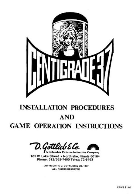CENTIGRADE 37 (Gottlieb) Manual & Schematic
