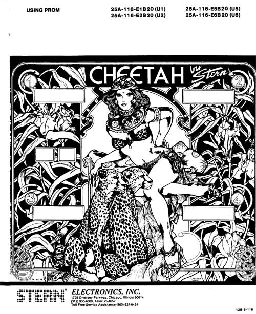 CHEETAH (Stern) Manual
