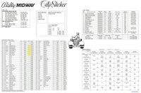 CITY SLICKER (Bally) Backbox Tech Chart