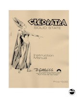 CLEOPATRA (Gottlieb) Manual SS