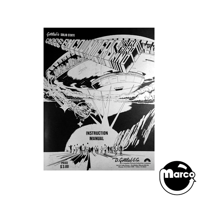 CLOSE ENCOUNTERS (Gottlieb) Manual SS