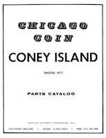CONEY ISLAND Rifle (Chicago Coin) Manual & Schematic