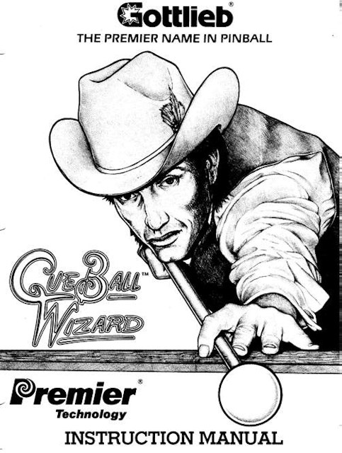 CUE BALL WIZARD (Gottlieb) Manual GTB-GM734