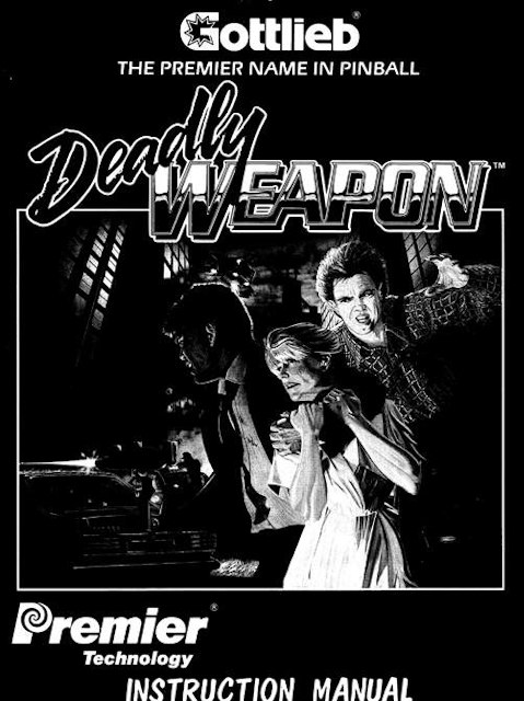 DEADLY WEAPON (Gottlieb) Manual