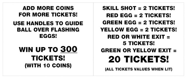 DINOSAUR EGGS (Alvin G) Score Card