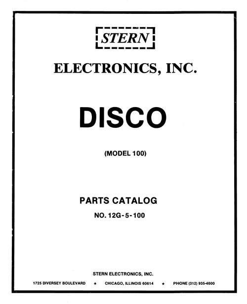 DISCO (Stern) Manual & Schematic