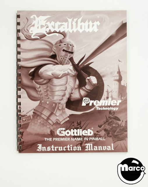 EXCALIBUR (Gottlieb) Manual