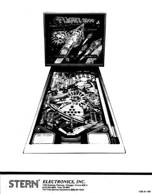 FLIGHT 2000 (Stern) Manual & Schematic