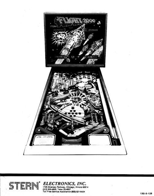 FLIGHT 2000 (Stern) Manual & Schematic