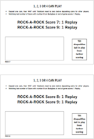 ROCK MAKERS (Bally) Score Cards (2)