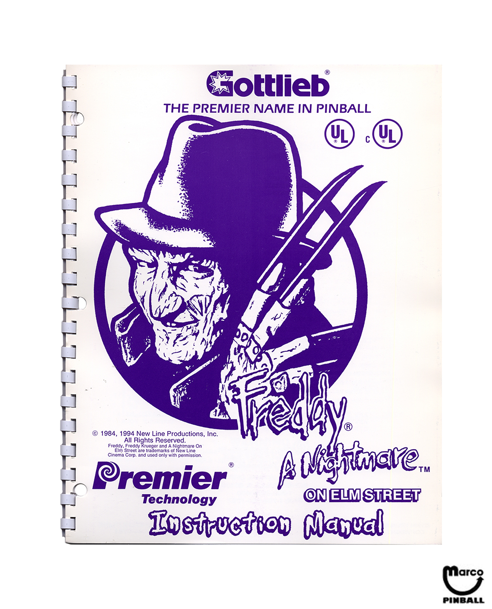 FREDDY (Gottlieb) Manual FRENCH GTB-GM744F