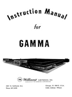 GAMMA Shuffle (United) Manual/Schem.