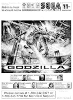 GODZILLA (Sega) Manual