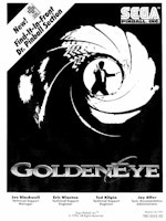 GOLDENEYE (Sega) Manual - Reprint