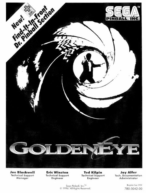 GOLDENEYE (Sega) Manual - Reprint