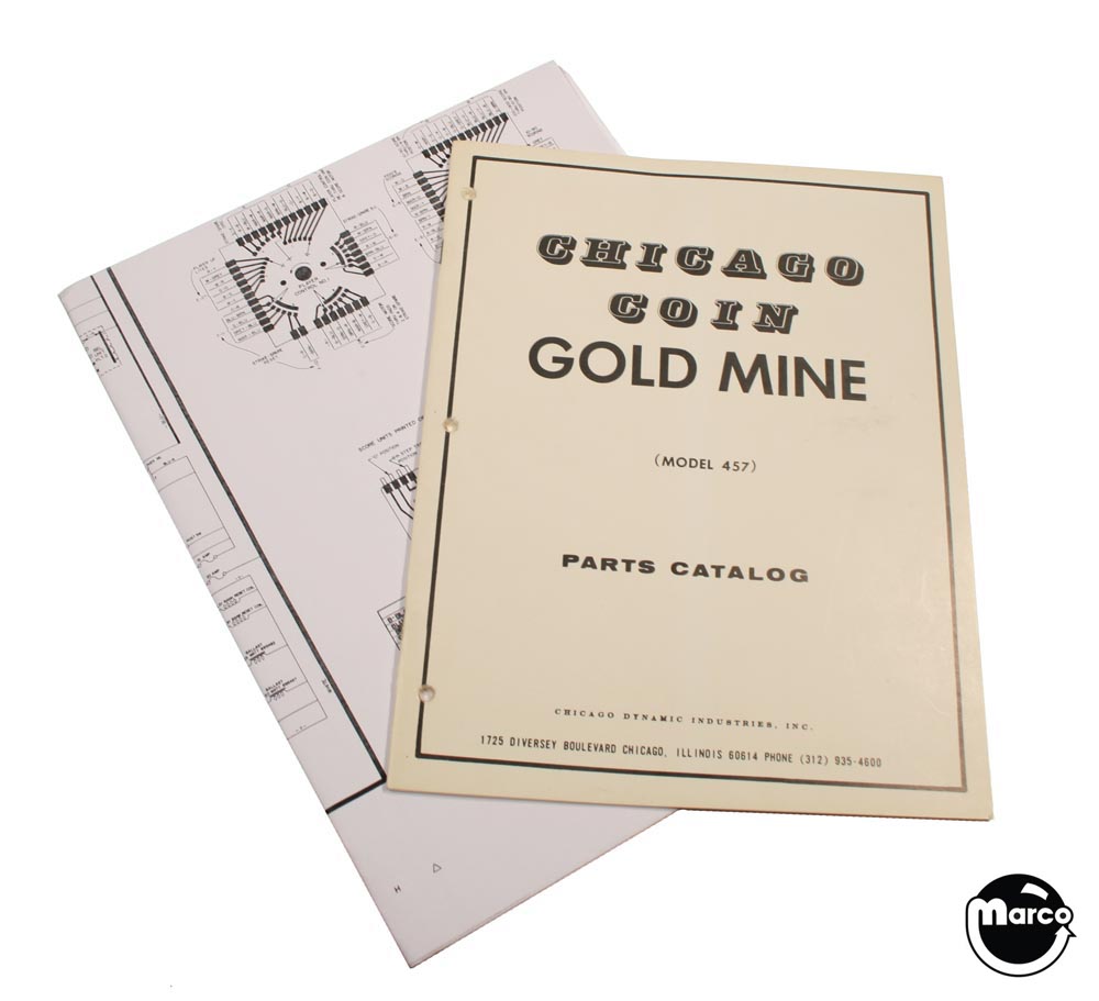 GOLD MINE SHUFFLE (Chicago Coin) Manual & schematic