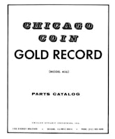 GOLD RECORD (Chicago Coin) Man. & Schem