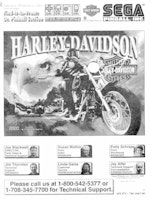 HARLEY DAVIDSON (Sega) Manual - Reprint