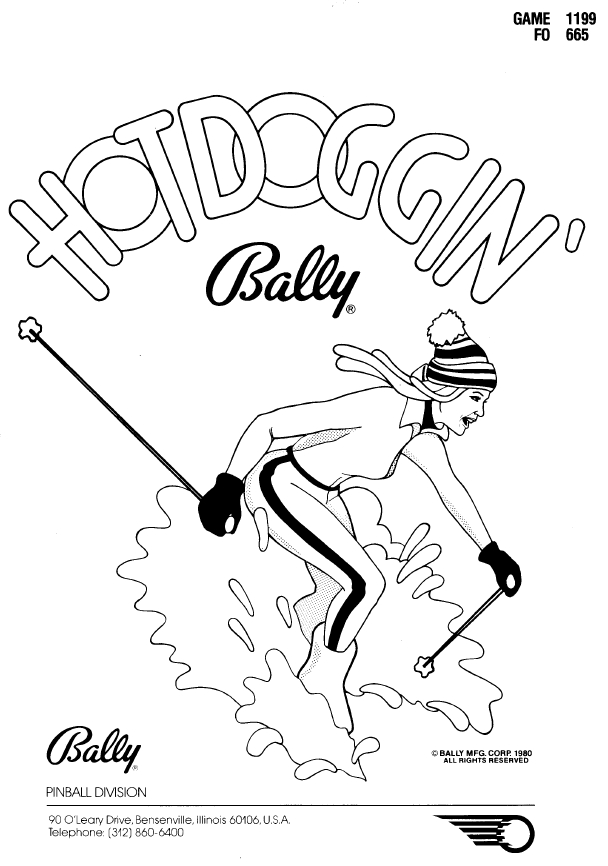 HOT DOGGIN (Bally) Manual & schematic