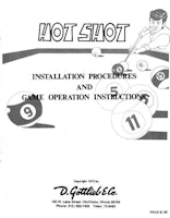 HOT SHOT (Gottlieb 1973) Manual & Schematic