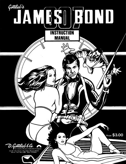 JAMES BOND (Gottlieb) Manual