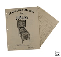 JUBILEE (Williams) Manual & Schematic