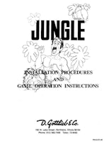 JUNGLE (Gottlieb 1972) Manual/Schematic